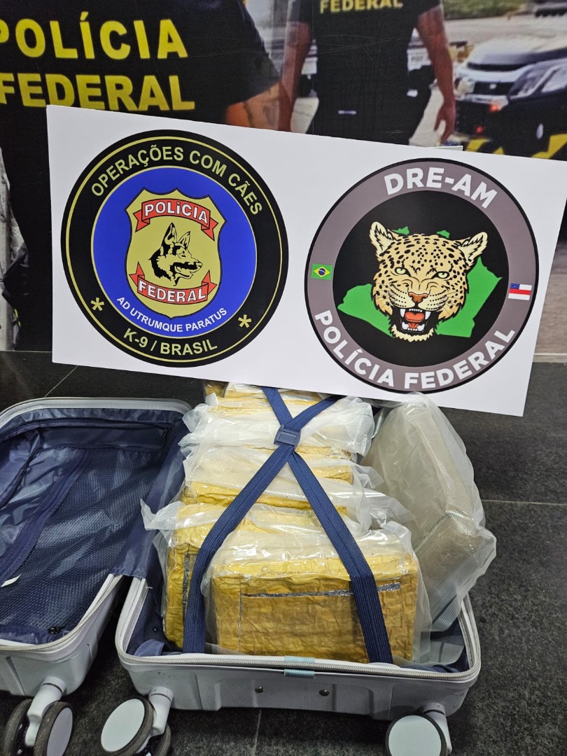 PF prende mulher que tentava transportar 3,1kg de maconha de Manaus para Brasília